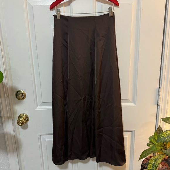 NWT Snidel Chocolate Brown Maxi Long Skirt Size 1 or US Size Medium - Picture 3 of 5